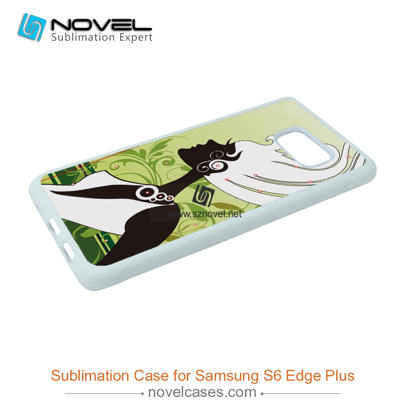 Sublimation rubber Phone Case for Sam Galaxy S6 Edge Plus