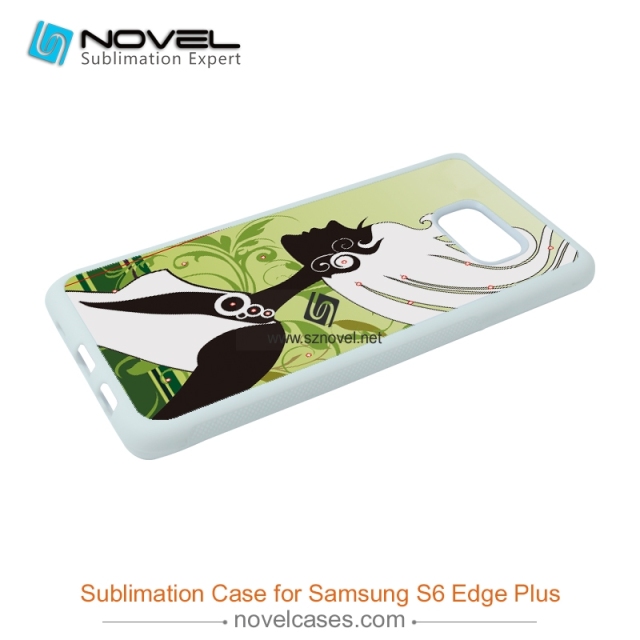 Sublimation rubber Phone Case for Sam Galaxy S6 Edge Plus