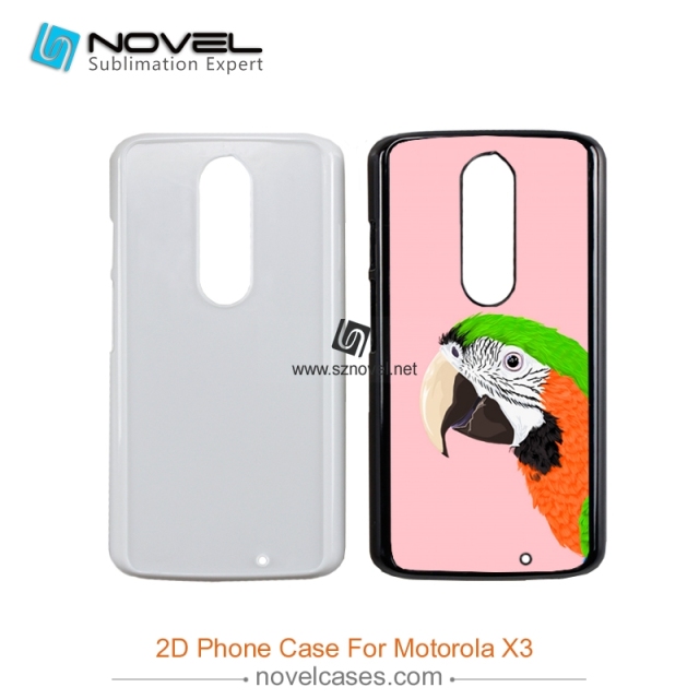 2D plastic sublimation phone cover  for Moto X3