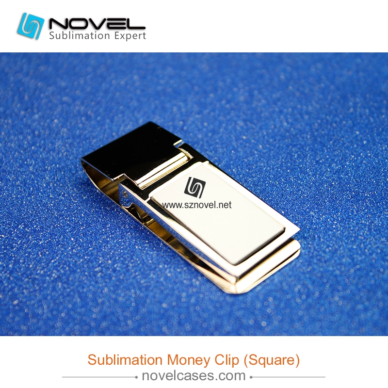 DIY Sublimation money clip, Squre shape