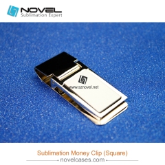 DIY Sublimation money clip, Squre shape