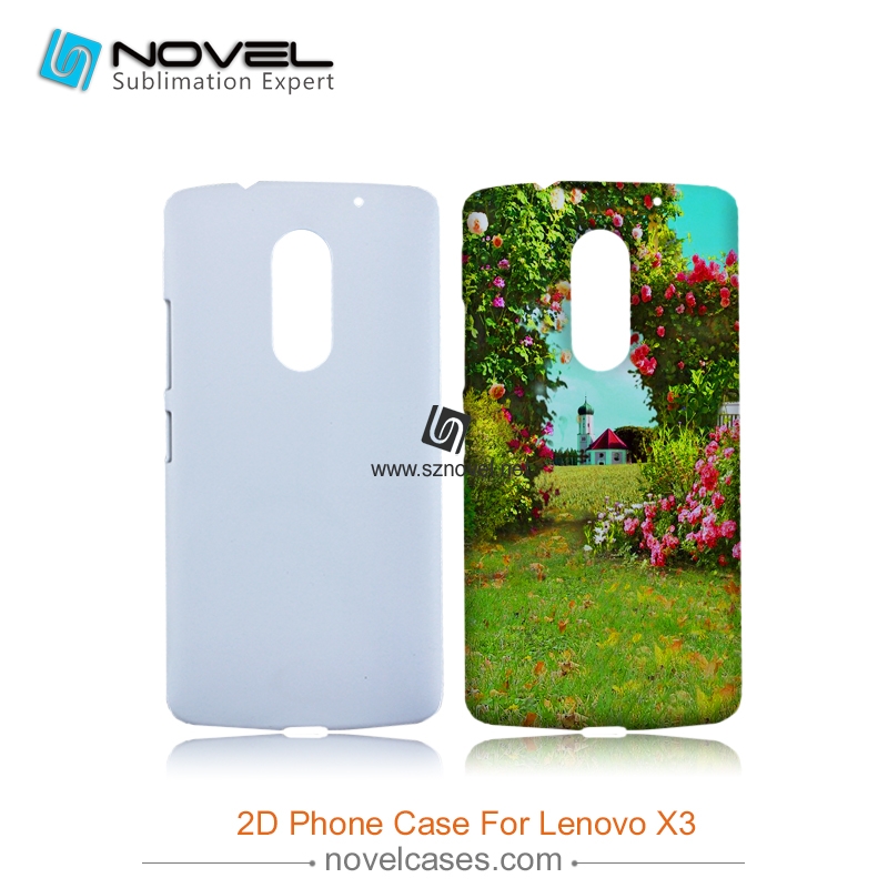 For Lenovo Vibe X3 Sublimation Blank 3D Plastic Phone Back Case