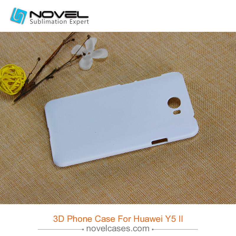 For Huawei Y5 II Blank Sublimation 3D Plastic Phone Case Cover