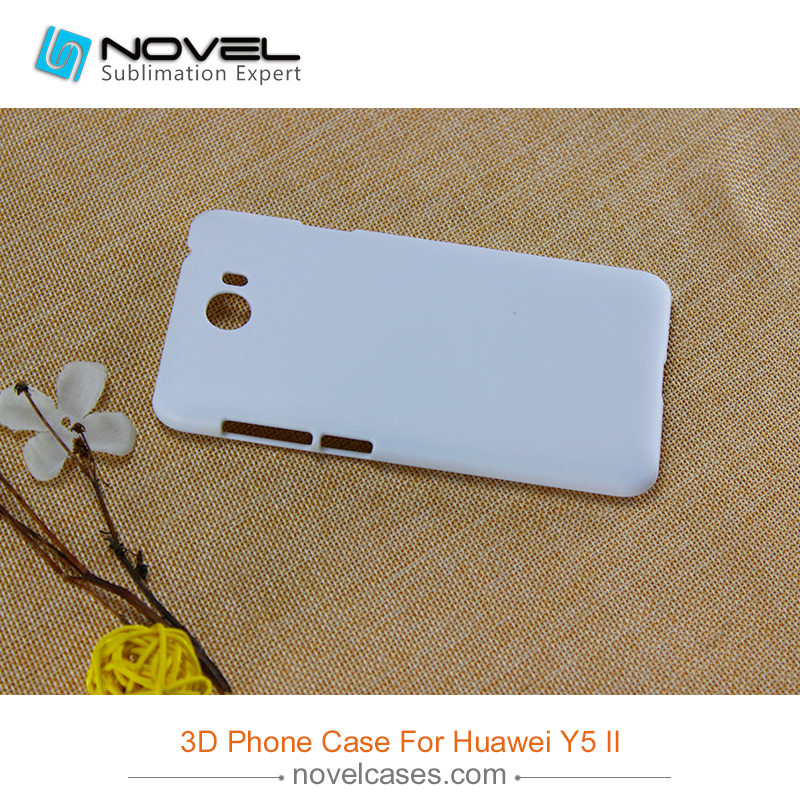 For Huawei Y5 II Blank Sublimation 3D Plastic Phone Case Cover