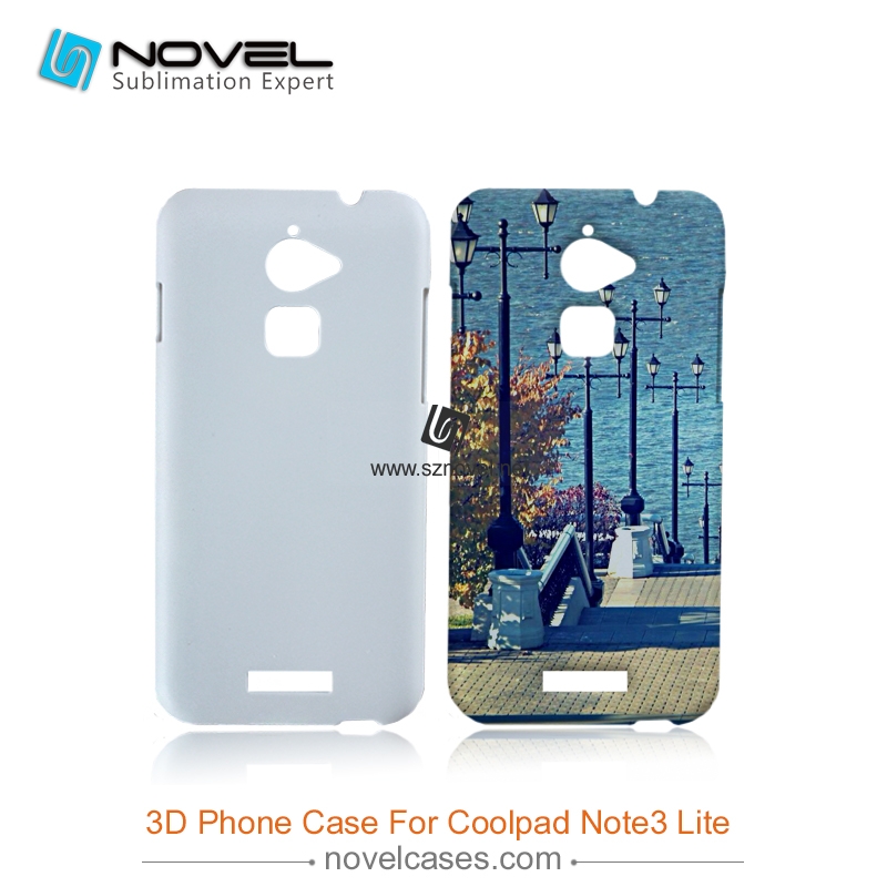 For Coolpad Note 3 Lite Sublimation Blank 3D Plastic Phone Case
