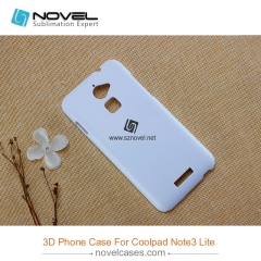For Coolpad Note 3 Lite Sublimation Blank 3D Plastic Phone Case