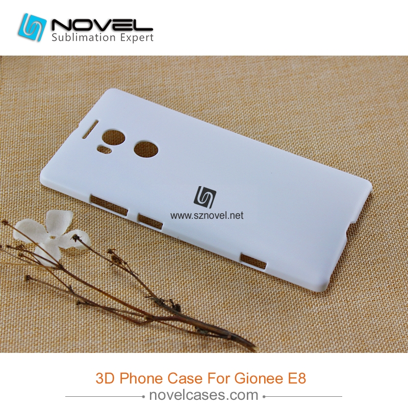 For Gionee Elife E8 Blank 3D Plastic Sublimation Phone Case
