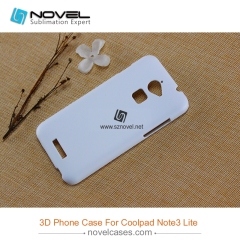 For Coolpad Note 3 Lite Sublimation Blank 3D Plastic Phone Case