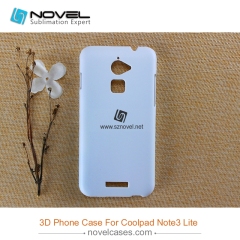 For Coolpad Note 3 Lite Sublimation Blank 3D Plastic Phone Case