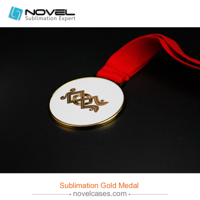 sublimation gold  medal