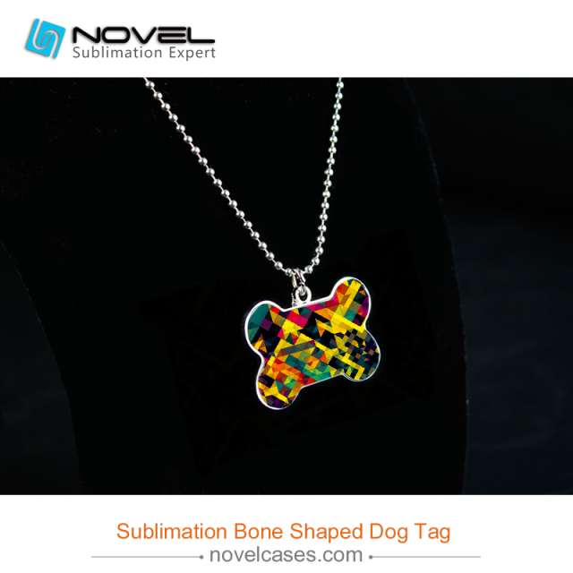 Sublimation Dog Tag, Bone Shape