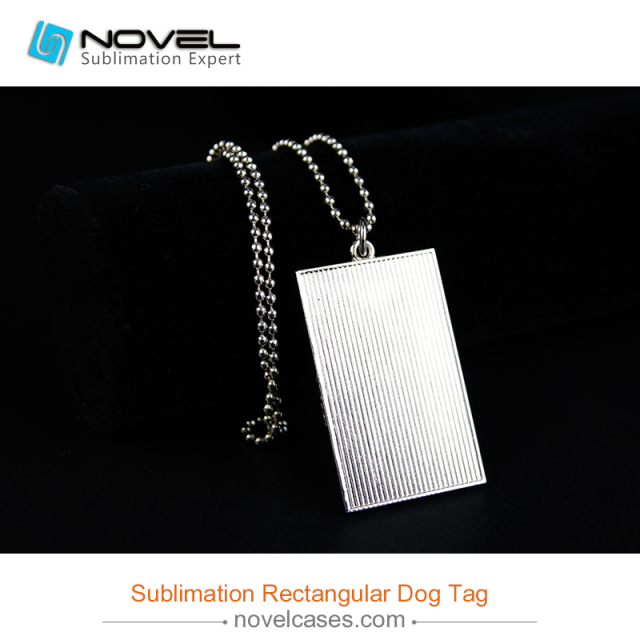 Sublimation Dog Tag, Rectangular Shape
