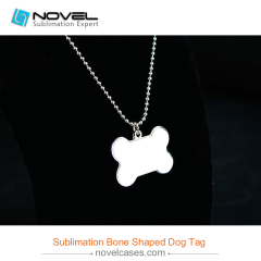 Sublimation Dog Tag, Bone Shape
