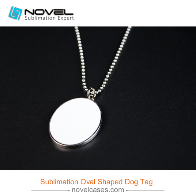 Sublimation Dog Tag, Oval shape