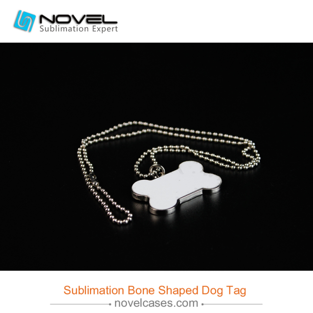 Sublimation Dog Tag, Bone Shape