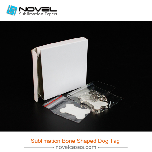 Sublimation Dog Tag, Bone Shape