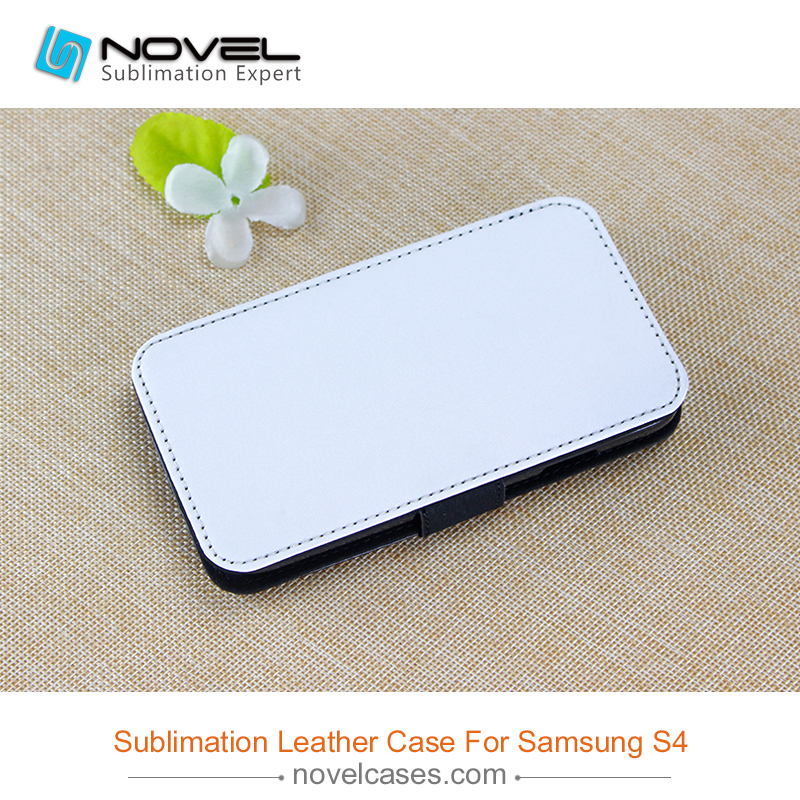 for Sam galaxy S4 sublimation pu leather phone cover