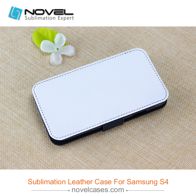 for Sam galaxy S4 sublimation pu leather phone cover