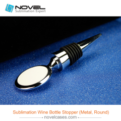 Sublimation Wine Bottle Stopper,Round Shape
