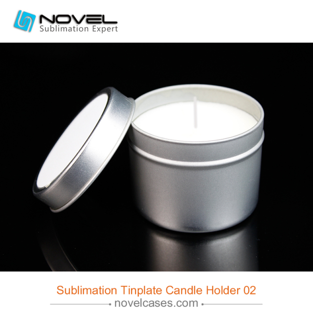 Custom Design Sublimation Tinplate  Candle Holder 02