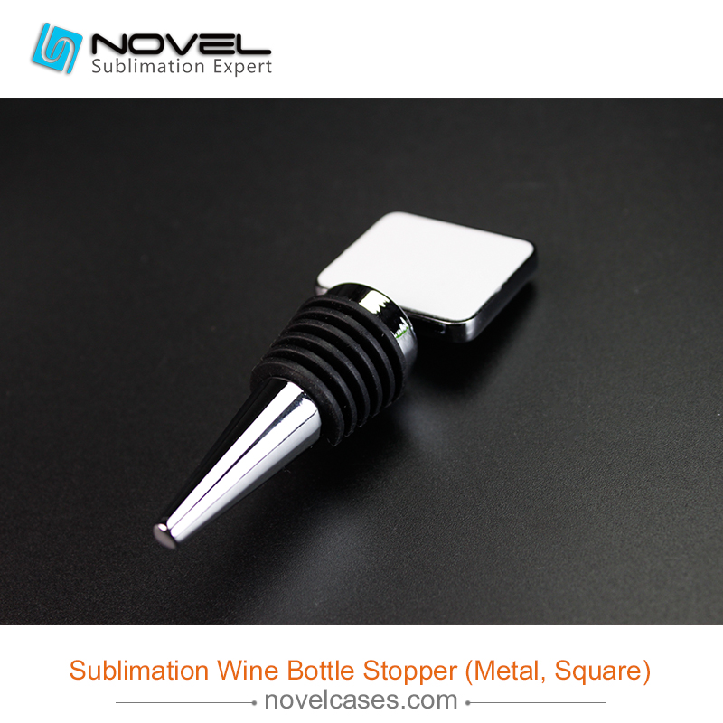 Sublimation Wine Bottle Stopper,Squre Shape