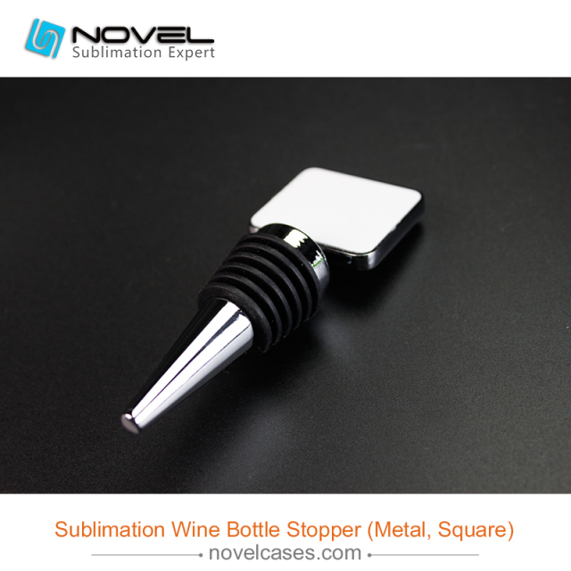 Sublimation Wine Bottle Stopper,Squre Shape
