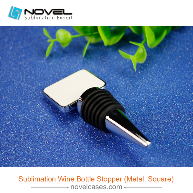 Sublimation Wine Bottle Stopper,Squre Shape