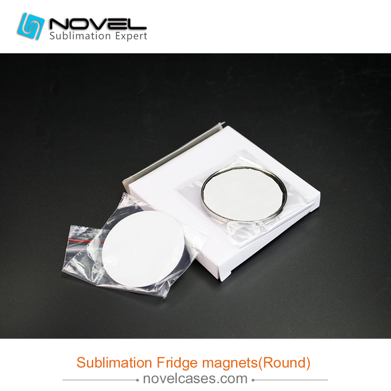 Sublimation Fridge Magnets, Round Shape