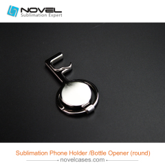 Sublimation phone holder Bottle Opener, Round Shape