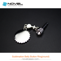Sublimation Belly Bottom Ring, Round Shape