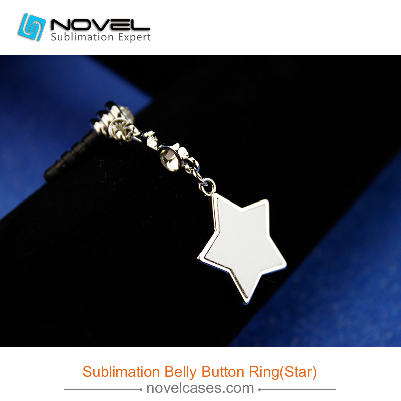 Sublimation Belly Bottom Ring, Star Shape