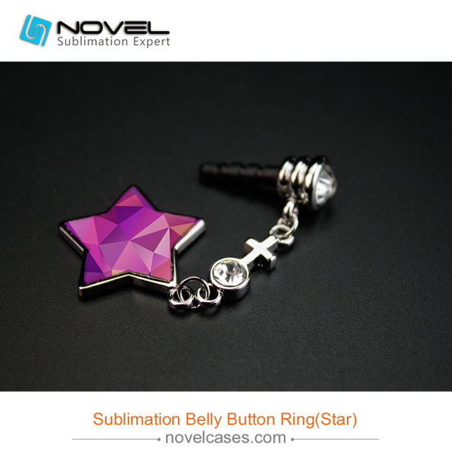 Sublimation Belly Bottom Ring, Star Shape