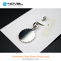 Sublimation Belly Bottom Ring, Round Shape