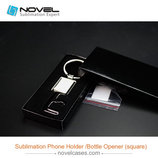 Sublimation phone holder Bottle Opener, Squre Shape