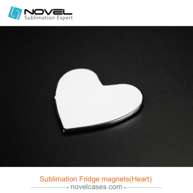 Sublimation Fridge Magnets, heart Shape