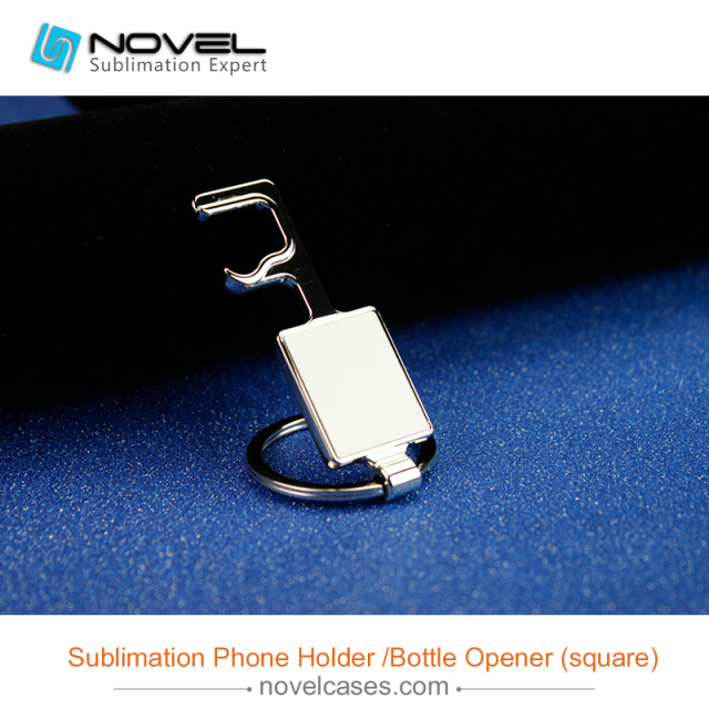 Sublimation phone holder Bottle Opener, Squre Shape