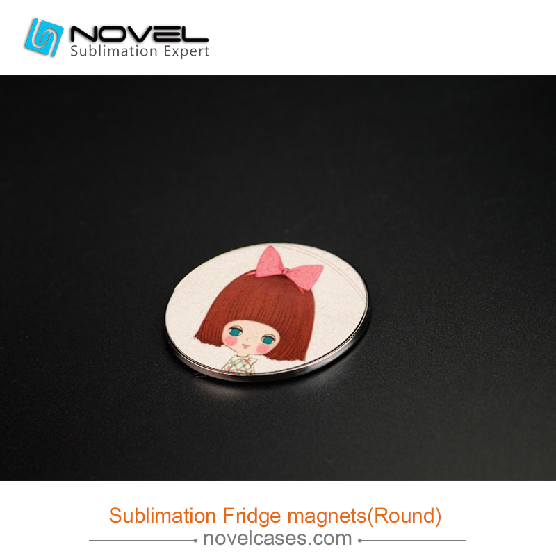 Sublimation Fridge Magnets, Round Shape