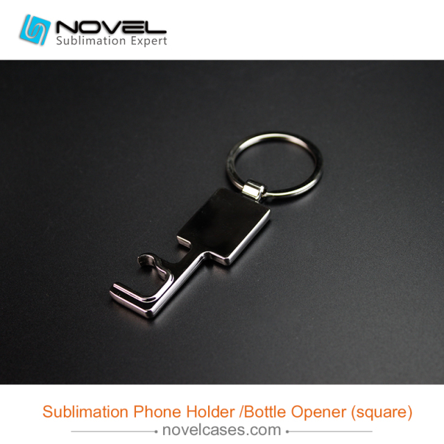 Sublimation phone holder Bottle Opener, Squre Shape