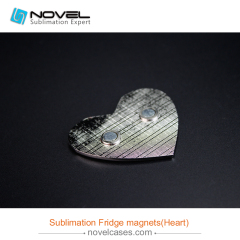 Sublimation Fridge Magnets, heart Shape