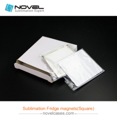 Sublimation Fridge Magnets, Square Shape