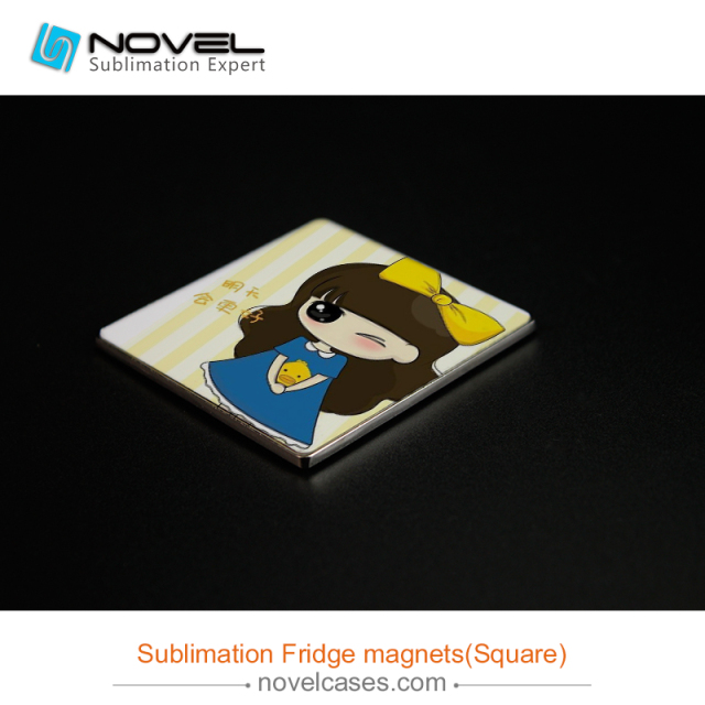Sublimation Fridge Magnets, Square Shape