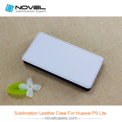 For Huawei P9 Lite PU Leather Flip Cover,DIY phone case