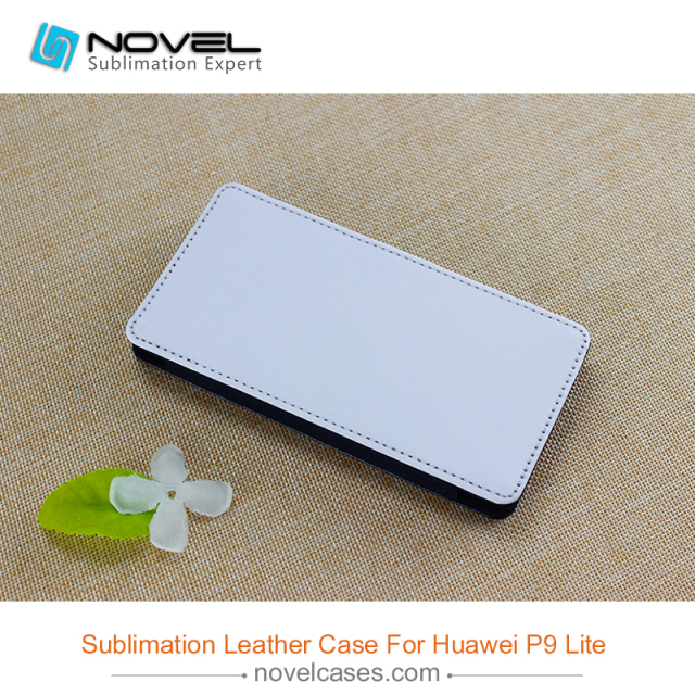 For Huawei P9 Lite PU Leather Flip Cover,DIY phone case