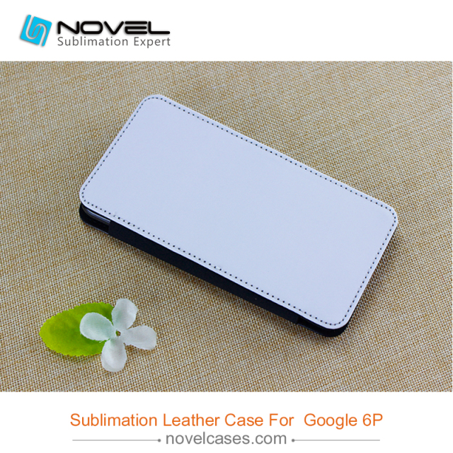 For Google Nexus 6P sublimation pu leather flip phone case , DIY phone case