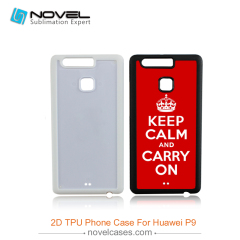 2D TPU  sublimation phone case for Huawei P9, Hot Sale!!!
