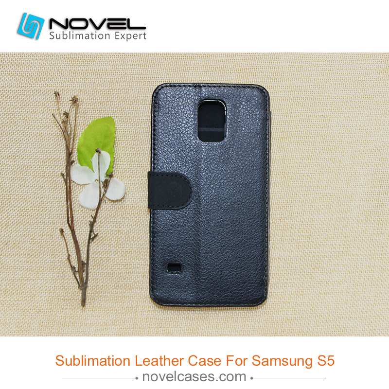 pu leather sublimation wallet  for Sam galaxy s5