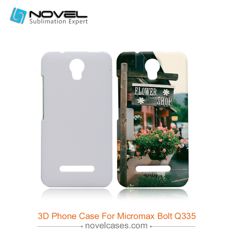 3D sublimation phone case for Micromax  Bolt Q335