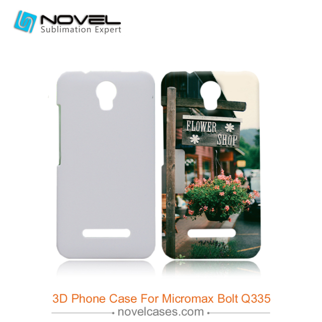 3D sublimation phone case for Micromax  Bolt Q335