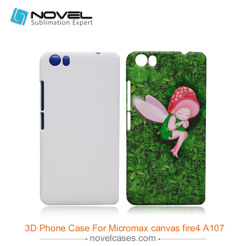 3D sublimation phone case for Micromax Canvas Fire 4 A107