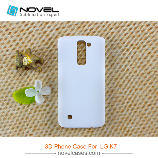 For LG K7 Sublimation 3D plastic phone cover
